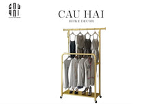 Kệ Treo Quần Áo Nano Gold - 100/170-KỆ TRANG TRÍ-CẬU HAI HOME DECOR