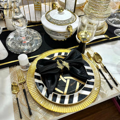 Khăn Ăn - Silk Napkin Black Royal-KHĂN ĂN-CẬU HAI HOME DECOR