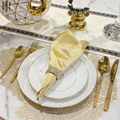 Khăn Ăn - Silk Napkin Golden Maison-CẬU HAI HOME DECOR