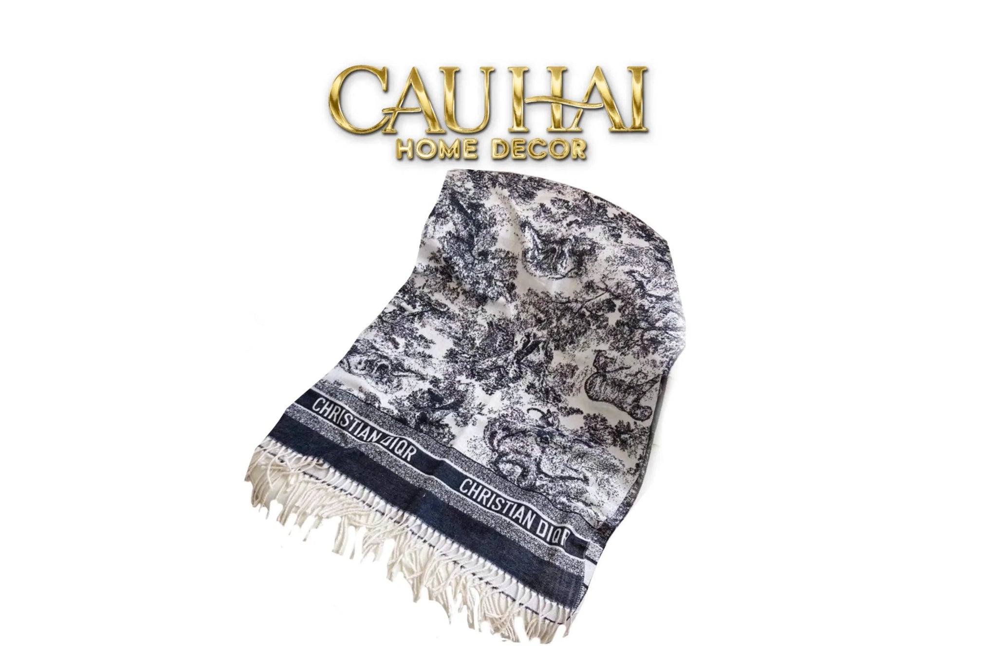 Khăn Cashmere 90*180 - Couture Pashmina Jouy D.O-CẬU HAI HOME DECOR