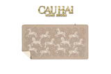 Khăn Cashmere Couture 80x150 - La Parade des Cent Chevaux - Button Édition - CẬU HAI HOME DECOR