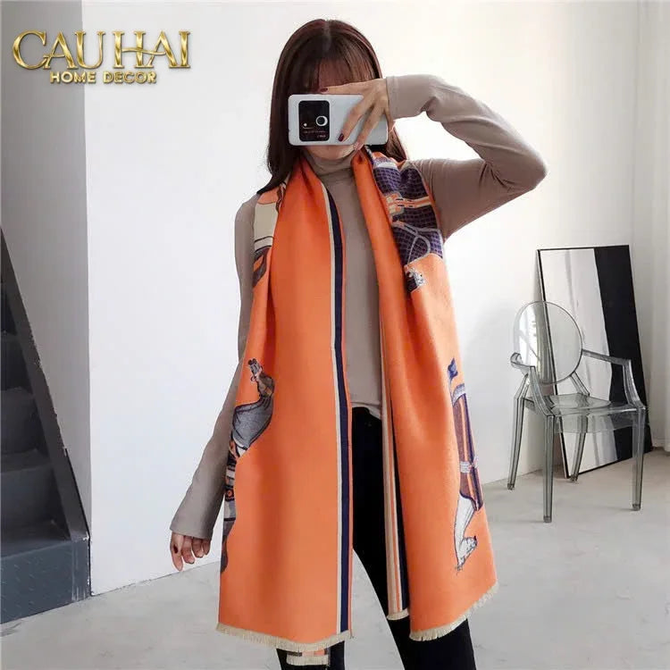Khăn Cashmere Couture Grand Galop 65x180-KHĂN CHOÀNG-CẬU HAI HOME DECOR