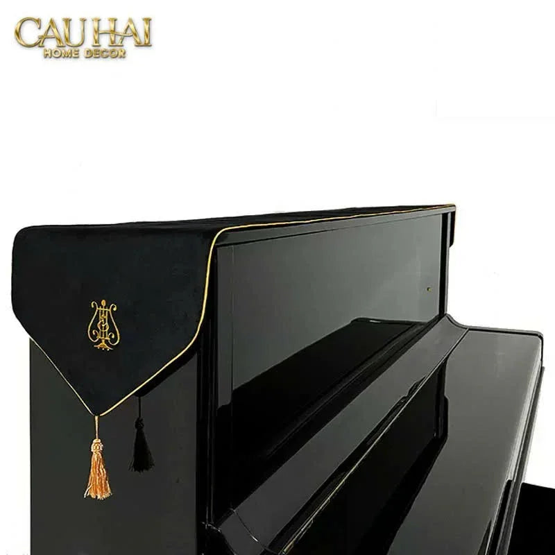 Khăn Phủ Piano Steinway Phantom Velvet D'Or Runner 36X225-CẬU HAI HOME DECOR
