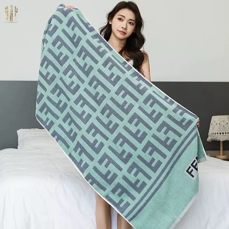 KHĂN TẮM 70x140 - FANCY / GRIS VERTE