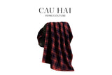 KHĂN TẮM 70X140 - MOTIF À CARREAU PREMIUM BATH TOWEL-1- Cậu Hai Home Decor