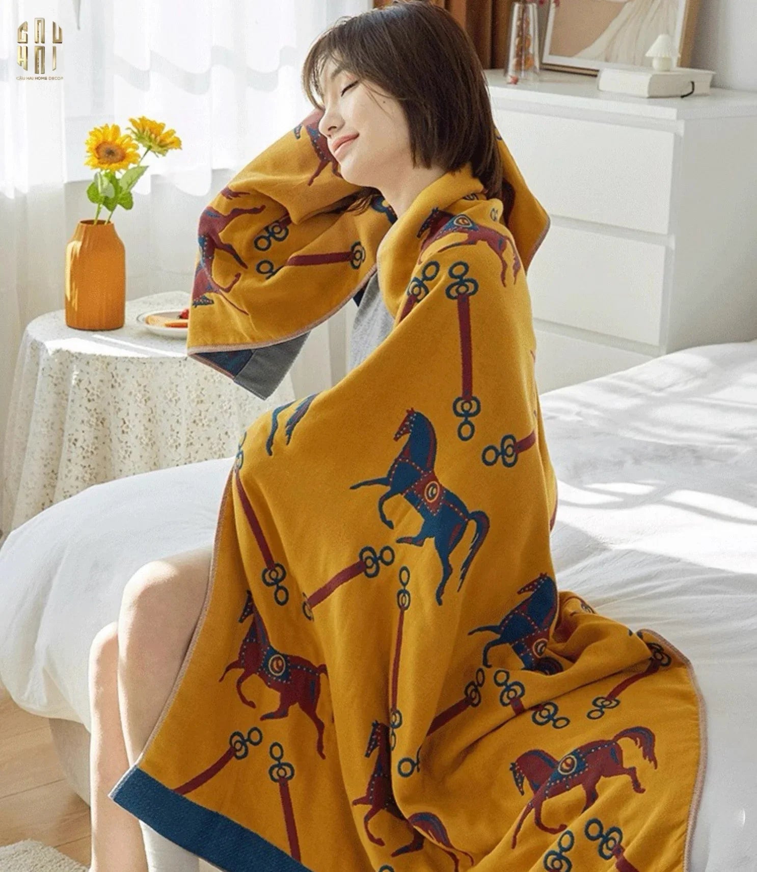 KHĂN TẮM 90x180 SUITE CLASS - CHEVAL NOBLE - GOLD BATH TOWEL