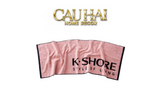 KHĂN THỂ THAO 38x120 - K.SHORE SPORTY TOWEL PINK-1- Cậu Hai Home Decor