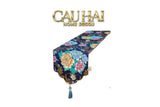 Khăn Trải Bàn Gấm Mẫu Đơn Hoa Table Runner 33x200cm-KHĂN TRẢI BÀN-CẬU HAI HOME DECOR