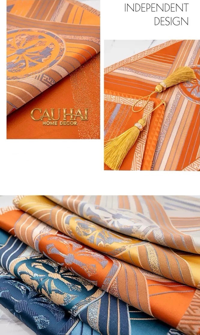 Khăn Trải Bàn - Gloire Impériale Terra Table Runner 30X210 - CẬU HAI HOME DECOR