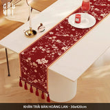 KHĂN TRẢI BÀN HOÀNG LAN 4M2-CẬU HAI HOME DECOR