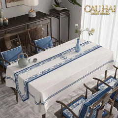 Khăn Trải Bàn Indigo Dynasty Heritage Pastoral Table Runner 3M6-KHĂN TRẢI BÀN-CẬU HAI HOME DECOR