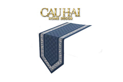 Khăn Trải Bàn Indigo Dynasty Heritage Revival Table Runner 3M6-CẬU HAI HOME DECOR