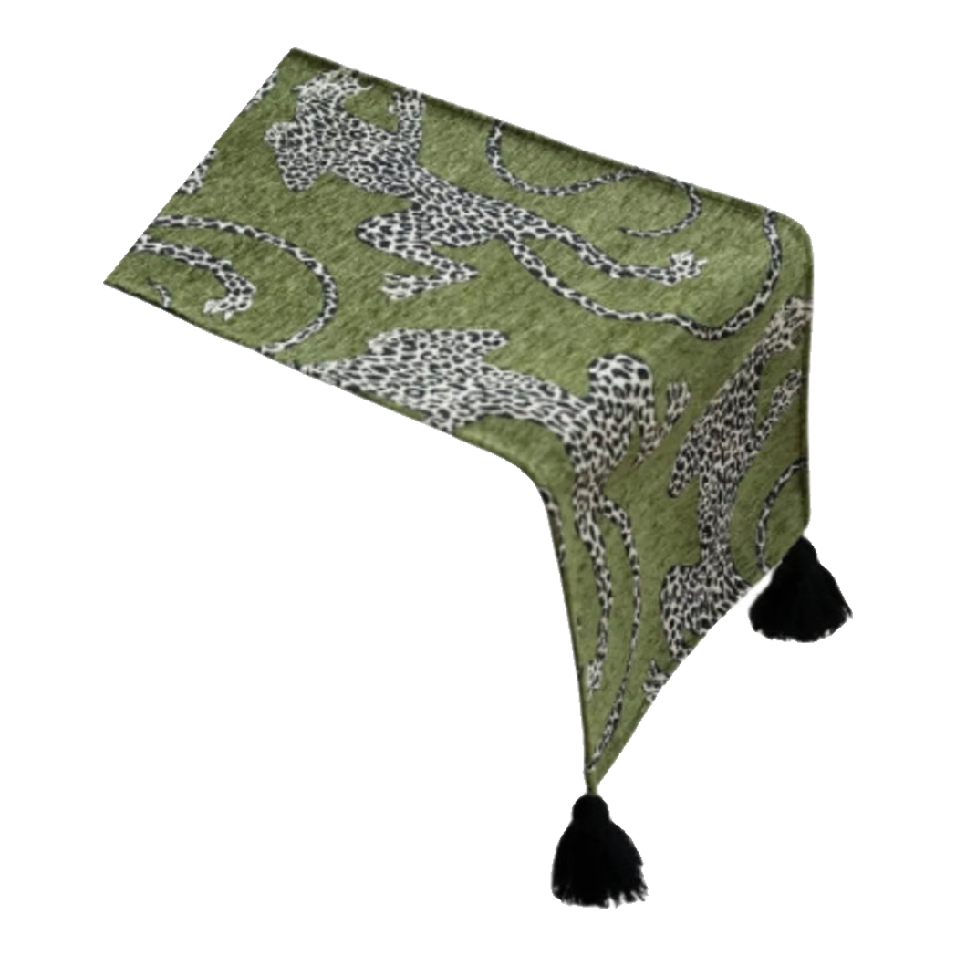 Khăn Trải Bàn - Jarguar Émeraude Sauvage Table Runner 30X240