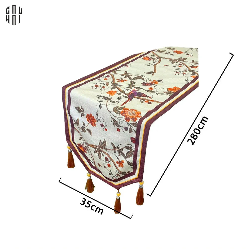 KHĂN TRẢI BÀN NHƯ NGỌC 2M8-CẬU HAI HOME DECOR