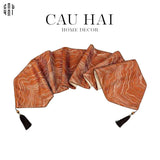 KHĂN TRẢI BÀN ORANGE SATURN 2M2-CẬU HAI HOME DECOR