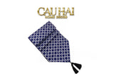 Khăn Trải Bàn - Table Runner Chaîne Atelier Cobalt 32x200-KHĂN TRẢI BÀN-CẬU HAI HOME DECOR