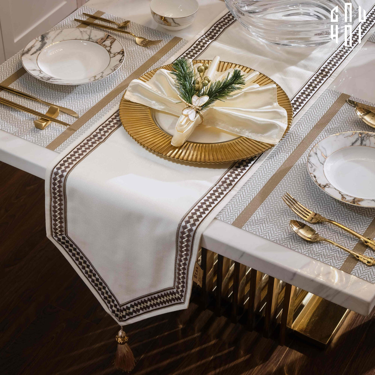 Khăn Trải Bàn Tatiana 3M-KHĂN TRẢI BÀN-CẬU HAI HOME DECOR