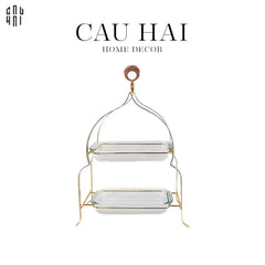 khay-banh-2-tang-lora-cau-hai-home-decor - CẬU HAI HOME DECOR
