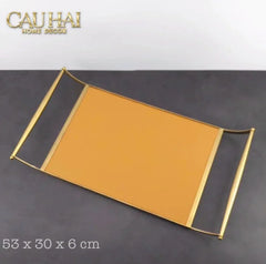 khay-da-chu-nhat-2-tay-cam-curves-handles-orange-leather-linea-doree-tray-53x30cm-cau-hai-home-decor-2 - CẬU HAI HOME DECOR