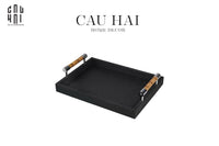 khay-da-chu-nhat-trang-tri-luxe-leather-morius-noire-trays-30x40-cau-hai-home-decor - CẬU HAI HOME DECOR