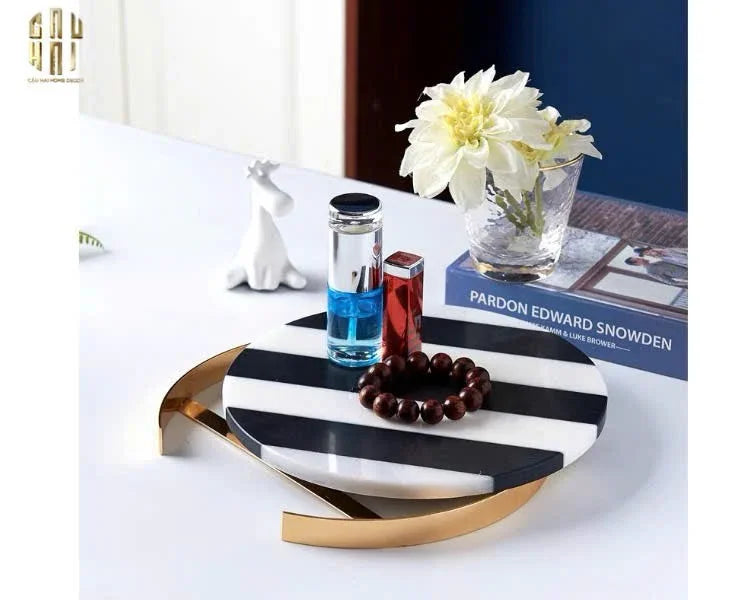 Khay Đá Tròn Reflection Ss25-KHAY TRANG TRÍ-CẬU HAI HOME DECOR
