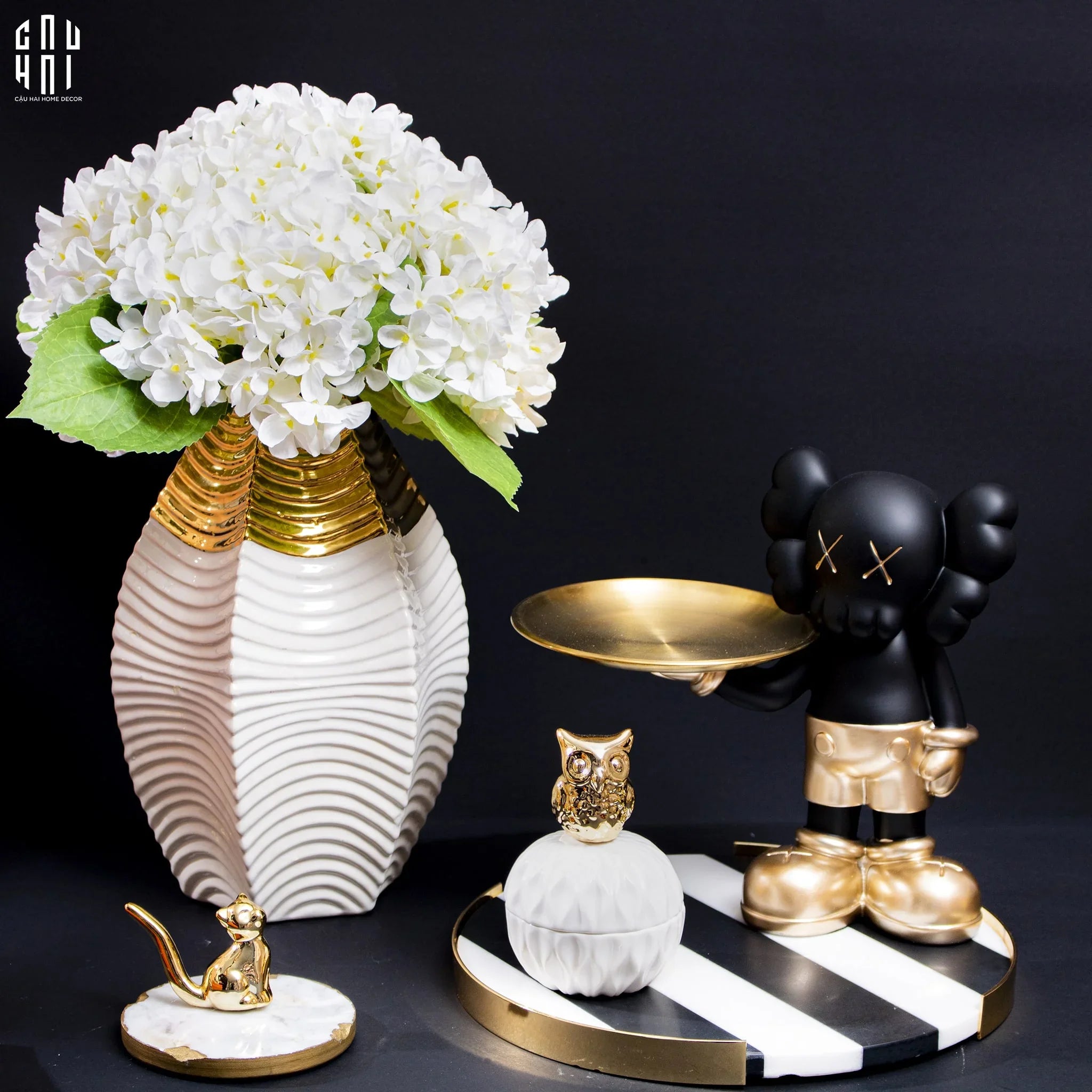 Khay Đá Tròn Reflection Ss25-CẬU HAI HOME DECOR