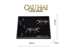 khay-go-chu-nhat-lot-vai-tweed-lux-leather-nocturnal-panther-rectangular-trays-30x40-cau-hai-home-decor-7 - CẬU HAI HOME DECOR