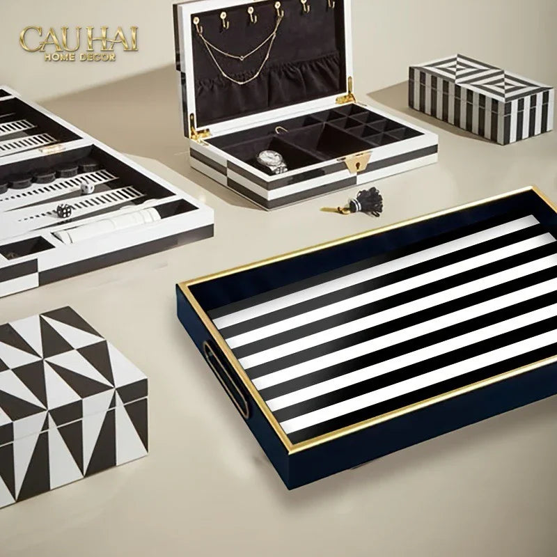 khay-go-chu-nhat-raye-monochrome-stripe-rectangular-serving-trays-28x35-khay-trang-tri-cau-hai-home-decor-2 - CẬU HAI HOME DECOR