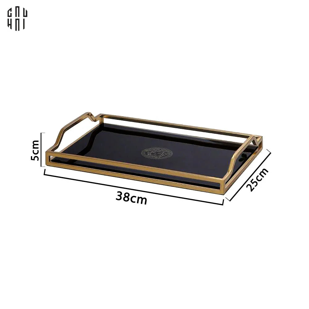 KHAY GƯƠNG CHỮ NHẬT MEDUSA BLACK MIRROR 38. SS25