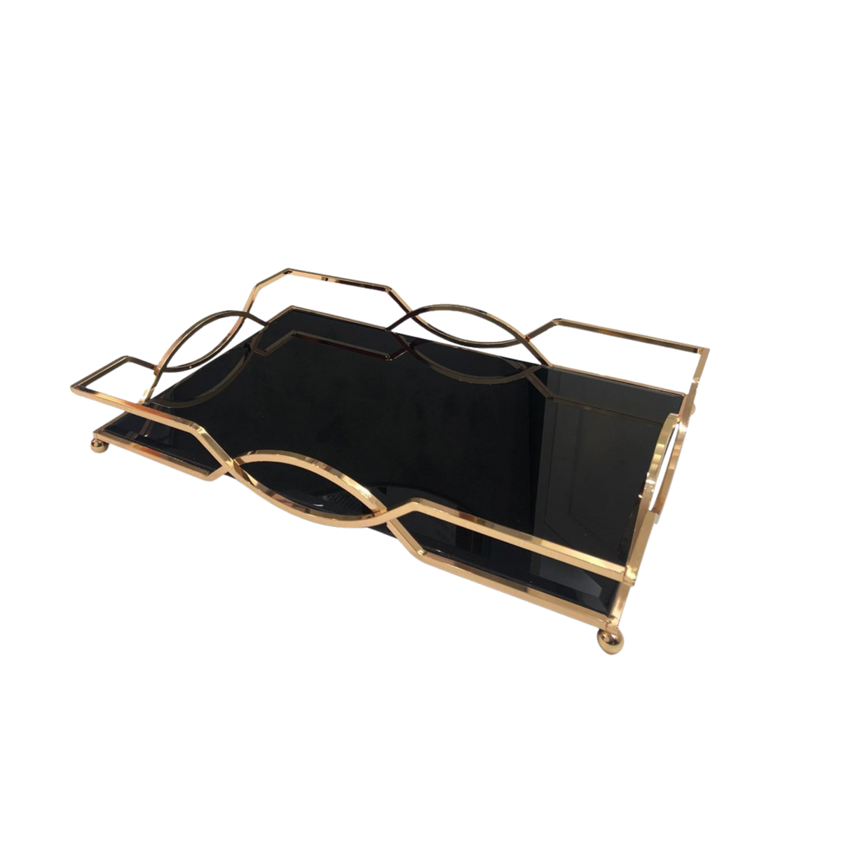 Khay Gương Chữ Nhật Savoir Noir 30x40-KHAY TRANG TRÍ-Đối tác tại Trung Quốc theo từng đơn đặt hàng-CẬU HAI HOME DECOR