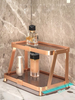 Khay Kệ Phòng Tắm Kệ Bàn Trang Điểm 2 Tầng Chống Nước Twinkle Waterproof Tiered Organizers-KHAY TRANG TRÍ-CẬU HAI HOME DECOR