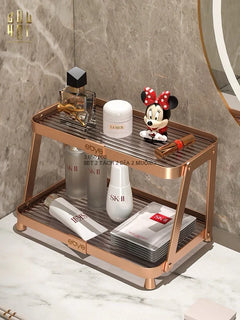 Khay Kệ Phòng Tắm Kệ Bàn Trang Điểm 2 Tầng Chống Nước Twinkle Waterproof Tiered Organizers-KHAY TRANG TRÍ-CẬU HAI HOME DECOR
