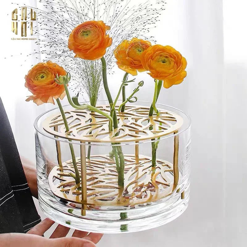 KHAY THUỶ TINH CẮM HOA - LES FLEURS