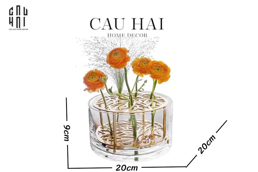KHAY THUỶ TINH CẮM HOA - LES FLEURS