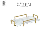 KHAY TRANG TRÍ VÂN ĐÁ MARBLE MADISON SS25-CẬU HAI HOME DECOR