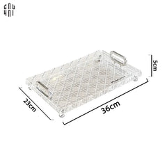 Khay Trang Trí White D.O Pattern-CẬU HAI HOME DECOR