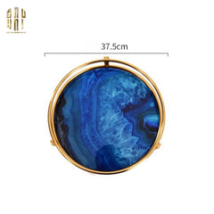 Khay Tròn Blue Ocean D38-KHAY TRANG TRÍ-CẬU HAI HOME DECOR