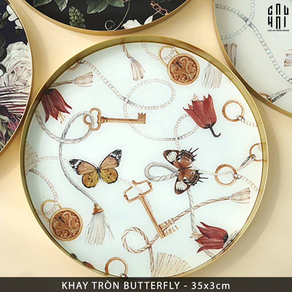 KHAY TRÒN BUTTERFLY SS25