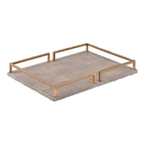 Maison Couture - Khay Da Chữ Nhật Palais D’Ivoire Leather Tray 30x40/25x35