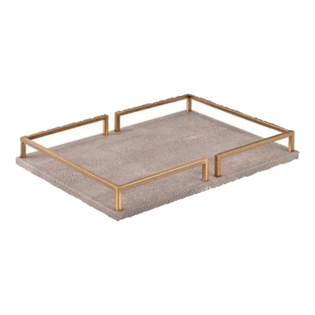 Maison Couture - Khay Da Chữ Nhật Palais D’Ivoire Leather Tray 30x40/25x35