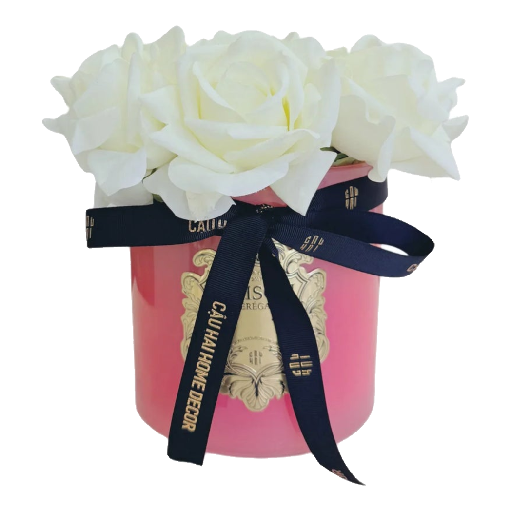 L’Essence Du Rose - Lọ Hoa Hồng Maison Rosa Pureté-BÌNH HOA-Đối tác tại Trung Quốc theo từng đơn đặt hàng-CẬU HAI HOME DECOR