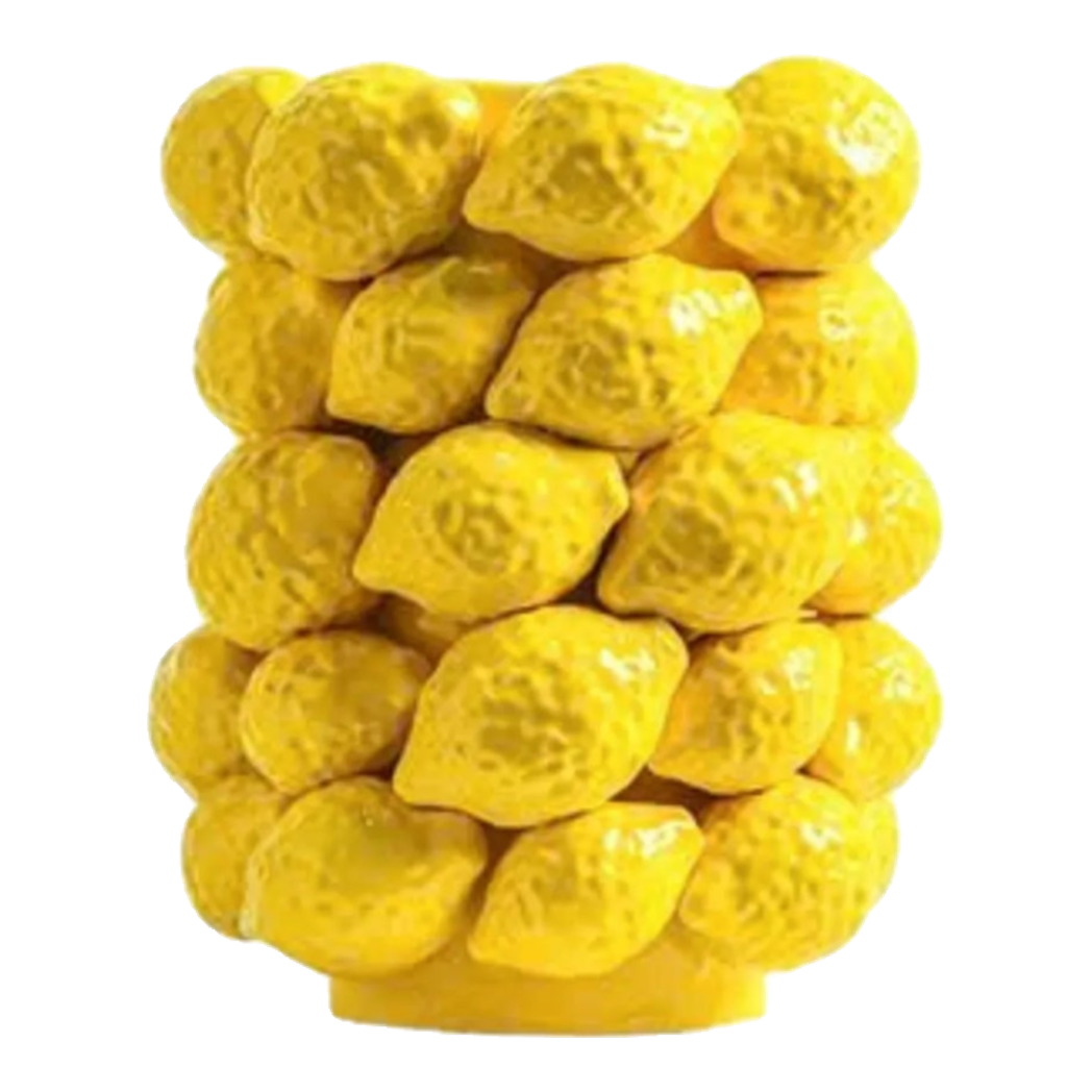 La Sicilia Royale - Bình Hoa Ceramic Citron - Éclat Jaune H25*19