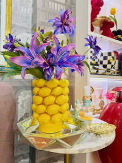 La Sicilia Royale - Bình Hoa Ceramic Citron - Éclat Jaune H25*19-BÌNH HOA-CẬU HAI HOME DECOR