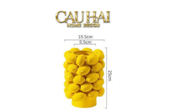 La Sicilia Royale - Bình Hoa Ceramic Citron - Éclat Jaune H25*19-BÌNH HOA-CẬU HAI HOME DECOR