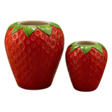 La Sicilia Royale - Set 2 Bình Gốm Sứ Dâu Tây Fraise Couture Ceramic Pair - Cậu Hai Home Decor
