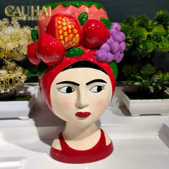 La Sicilia Royale - Tượng Trang Trí Gốm Sứ Regina del Giardino H31-TƯỢNG TRANG TRÍ-CẬU HAI HOME DECOR
