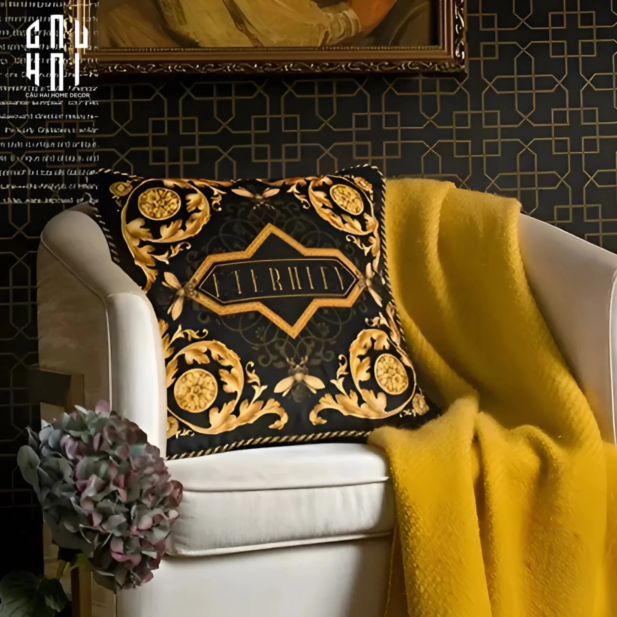 L’ATELIER DU CUSSON - VỎ GỐI NHUNG LUXURY LEGACY 45 - CẬU HAI HOME DECOR