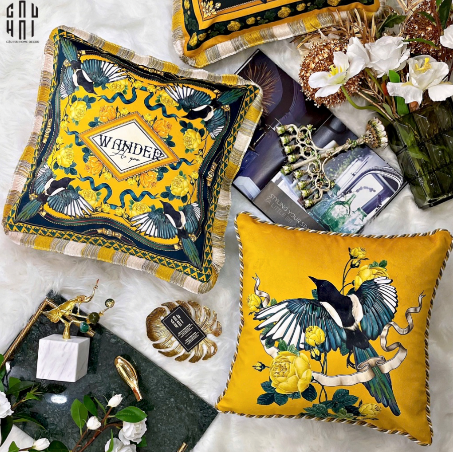 L’ATELIER DU CUSSON - VỎ GỐI NHUNG MINH HOÀNG - CẬU HAI HOME DECOR