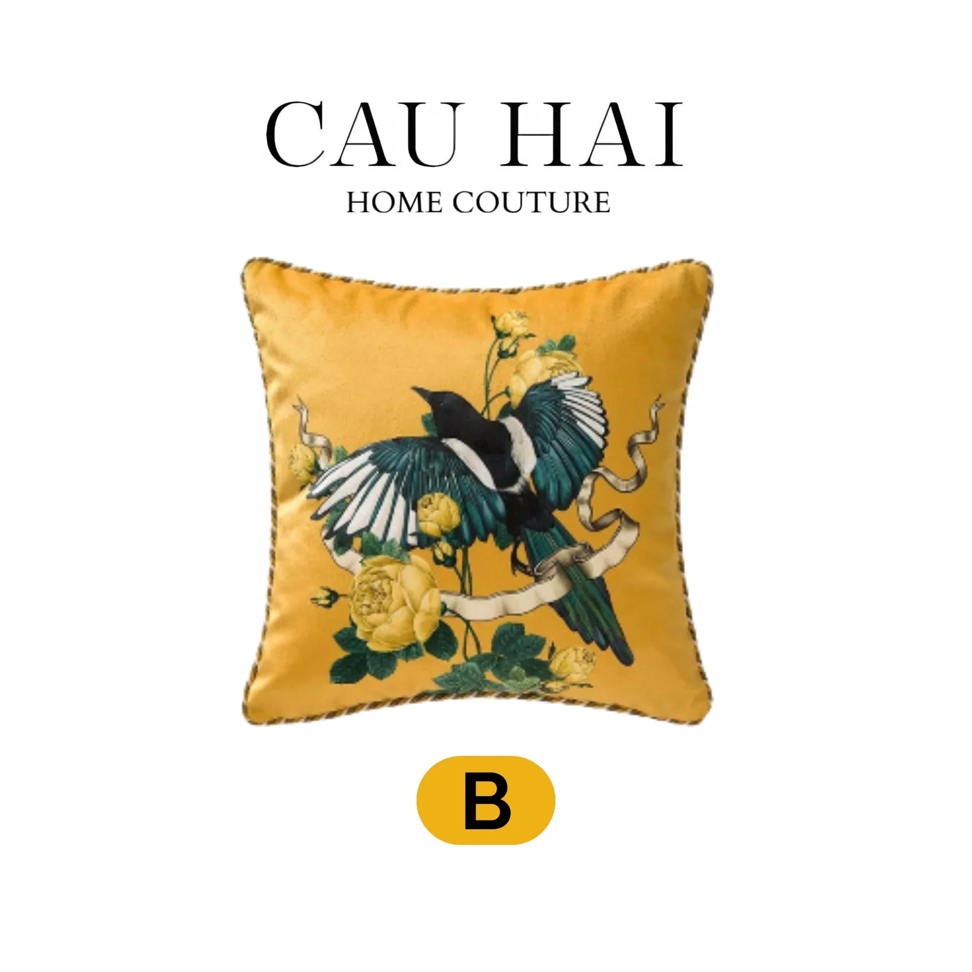 L’Atelier Du Cusson - Vỏ Gối Nhung Minh Hoàng - CẬU HAI HOME DECOR