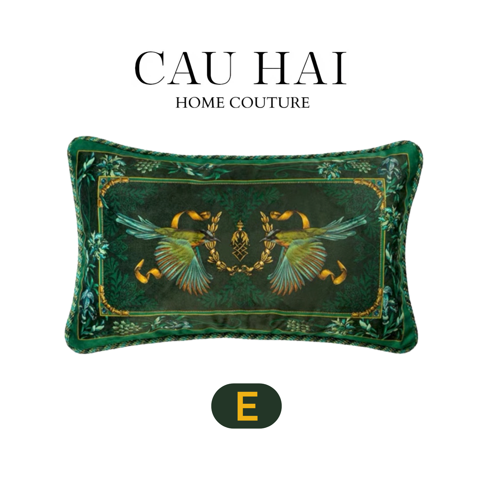 L’ATELIER DU CUSSON - VỎ GỐI NHUNG MOONLIGHT FLOWER FW25 - CẬU HAI HOME DECOR